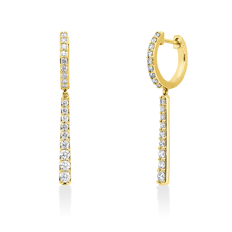 Modern Woman Ohrschmuck Gelbgold 18kt Ref-2X391