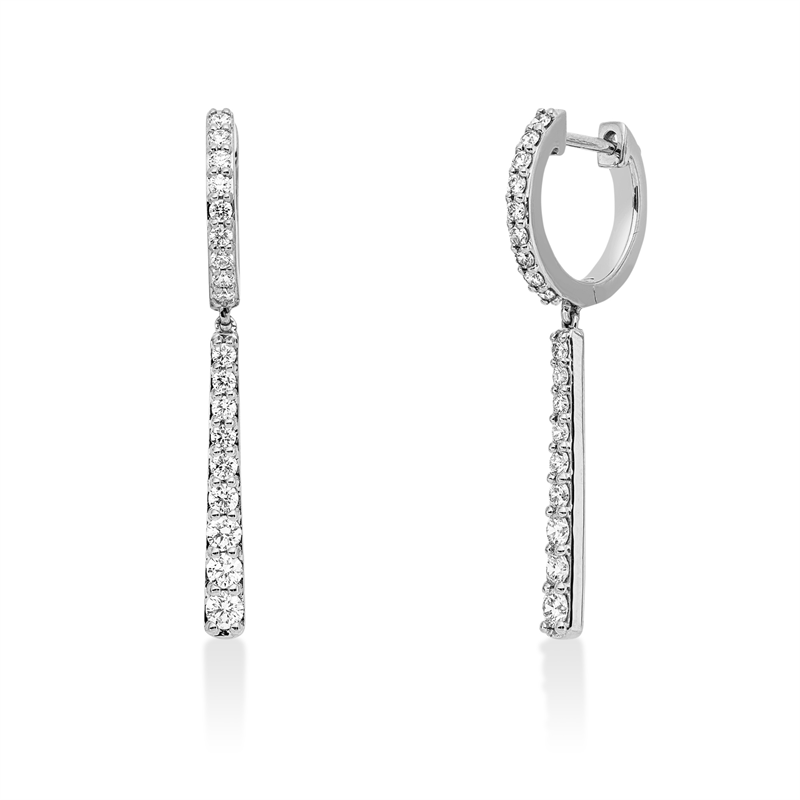 Modern Woman Ohrschmuck Weißgold 18kt Ref-2X391