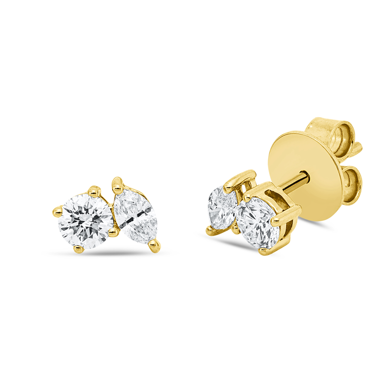Modern Woman Ohrstecker Weißgold 18kt 0,72ct