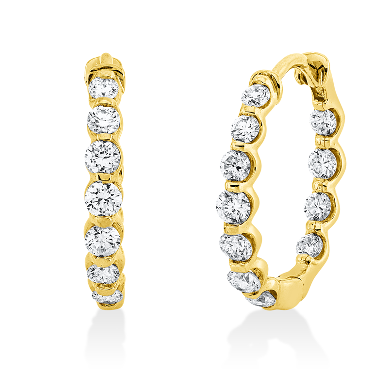 Modern Woman Creolen Gelbgold 18kt Ref-2X408