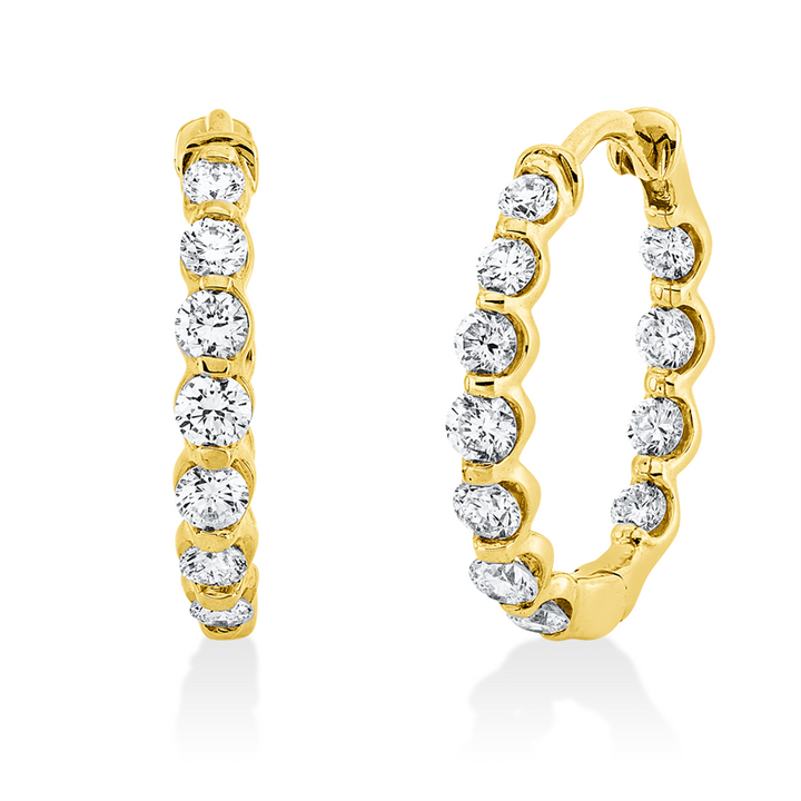 Modern Woman Creolen Gelbgold 18kt Ref-2X408