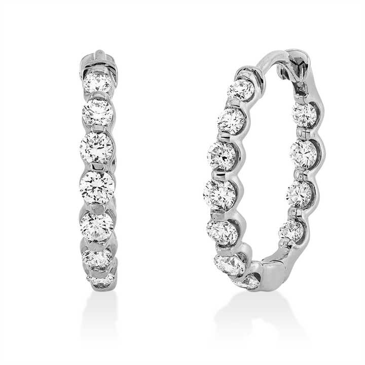 Modern Woman Creolen Weißgold 18kt Ref-2X408