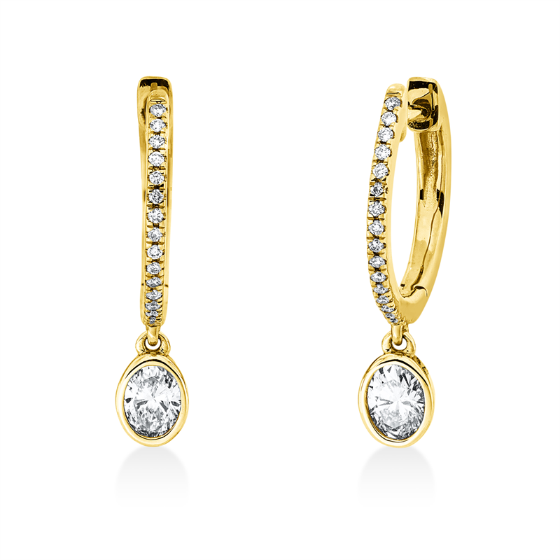 Modern Woman Ohrschmuck Gelbgold 18kt Ref-2X413