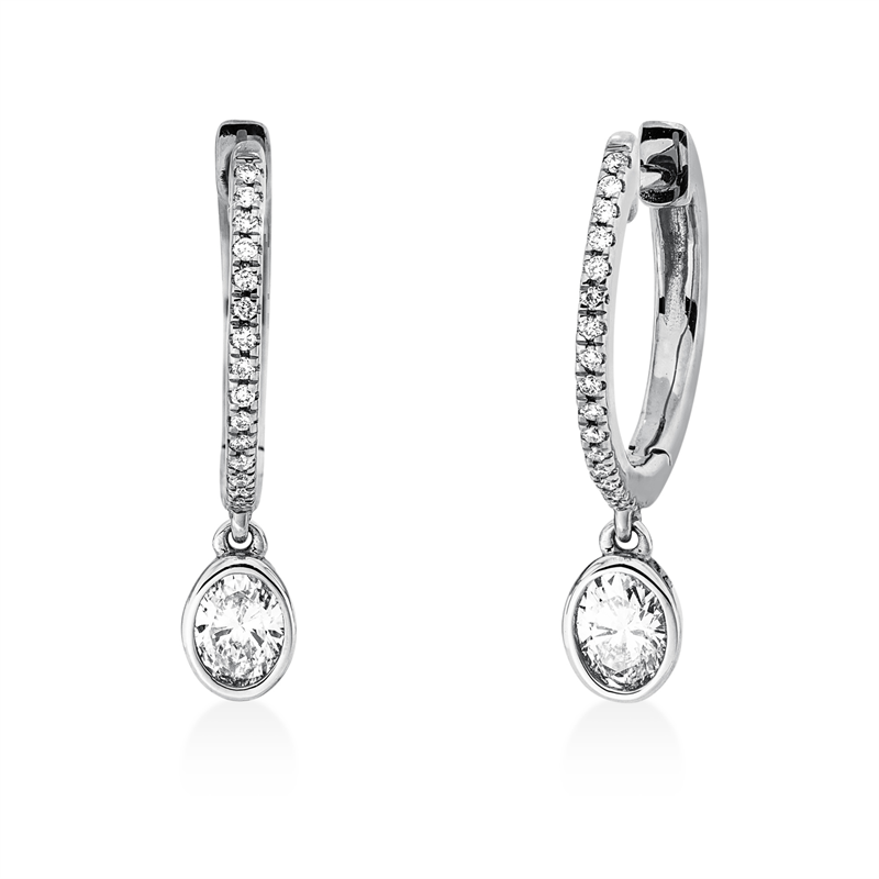 Modern Woman Ohrschmuck Weißgold 18kt Ref-2X413