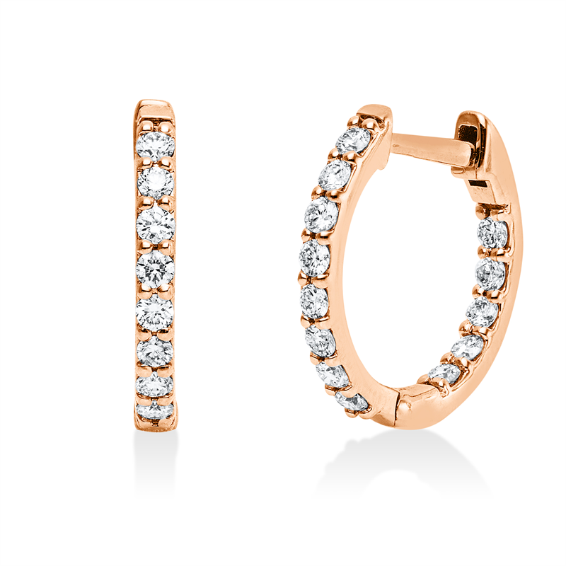Creolen Weißgold 18kt 0,38ct