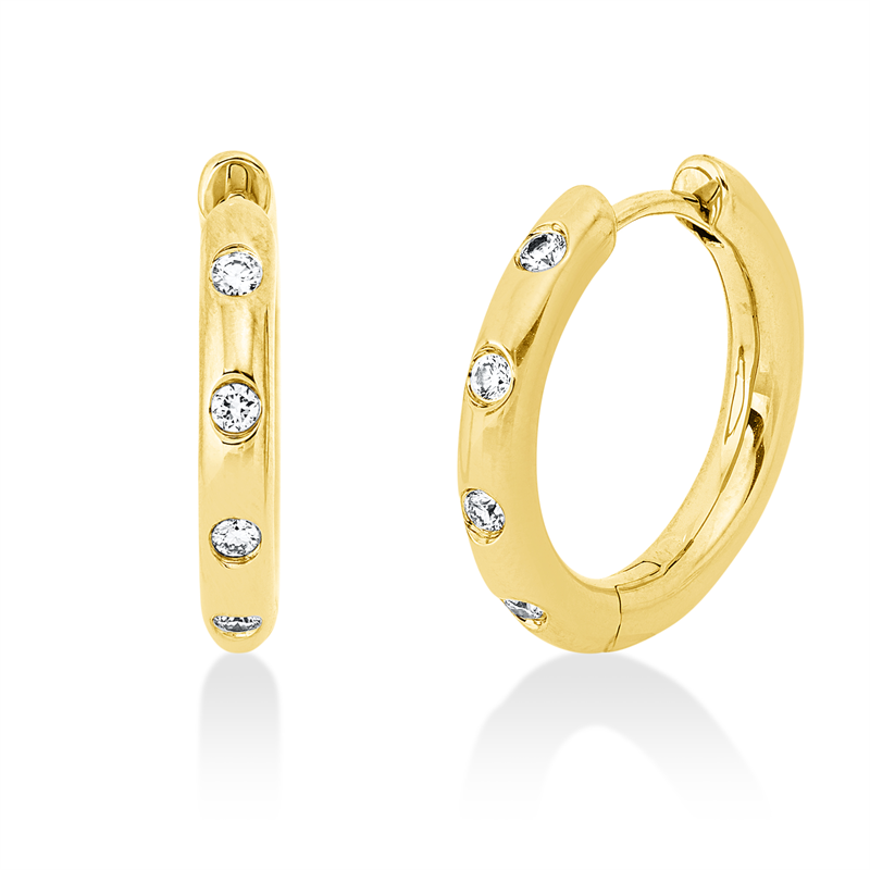 Modern Woman Creolen Gelbgold 18kt Ref-2X500