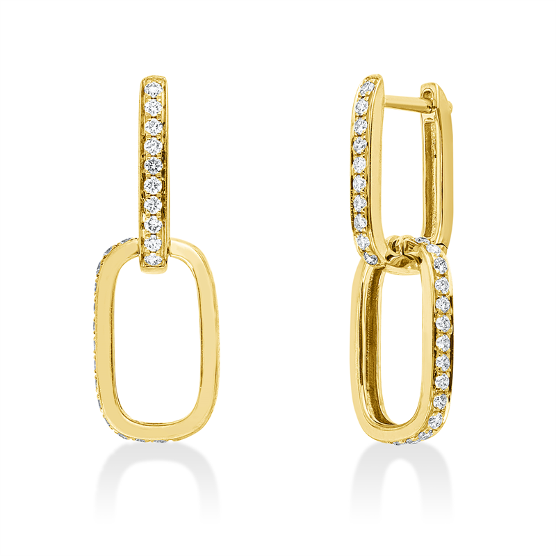 Modern Woman Ohrschmuck Weißgold 18kt 0,35ct
