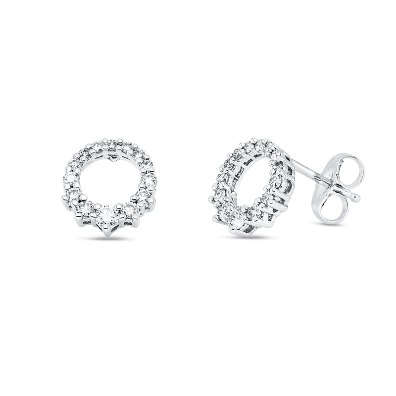 Modern Woman Ohrstecker Weißgold 14kt 0,33ct