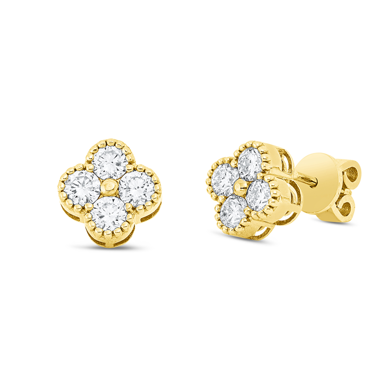 Modern Woman Ohrstecker Gelbgold 18kt Ref-2X698