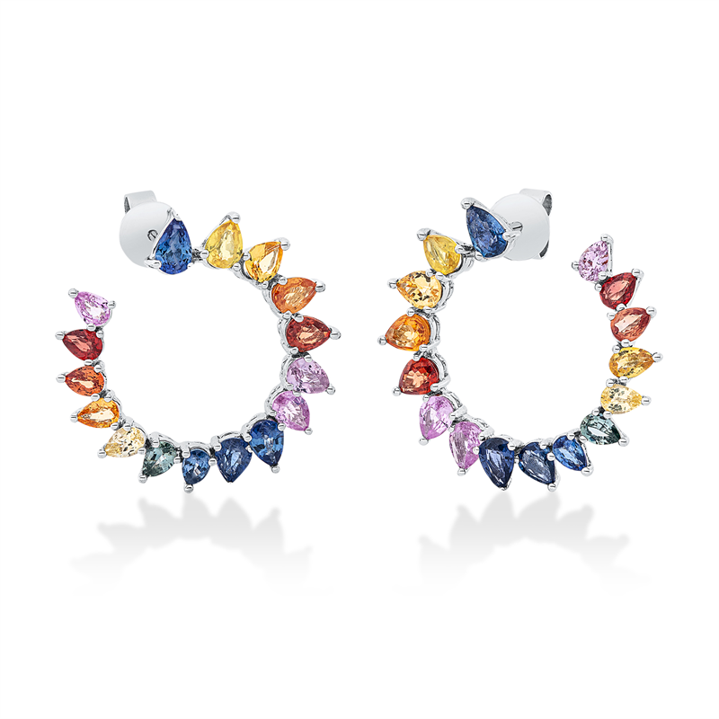 Rainbow & Multicolor Ohrschmuck Weißgold 18kt