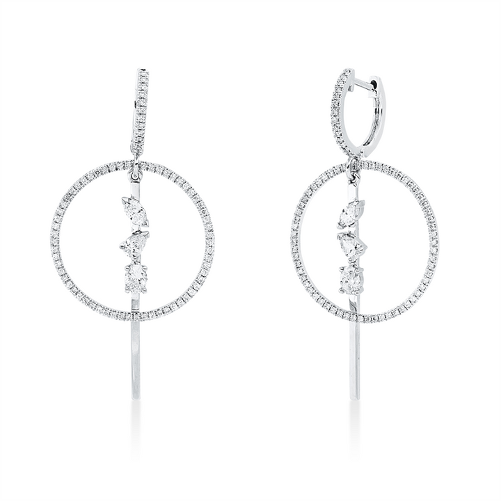 Modern Woman Ohrschmuck Weißgold 14kt Ref-2X741