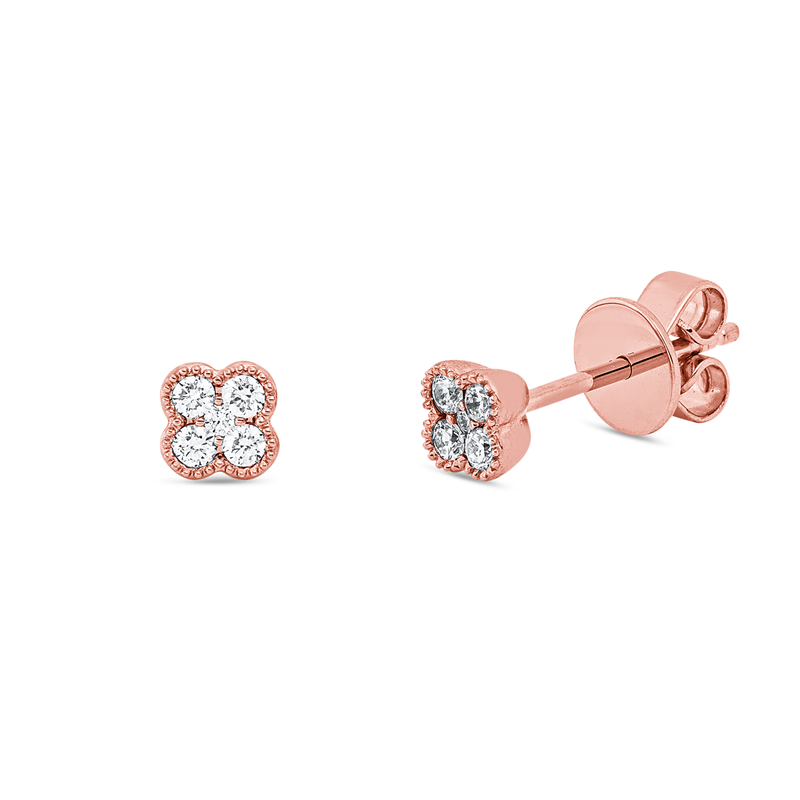 Modern Woman Ohrstecker Weißgold 18kt 0,15ct