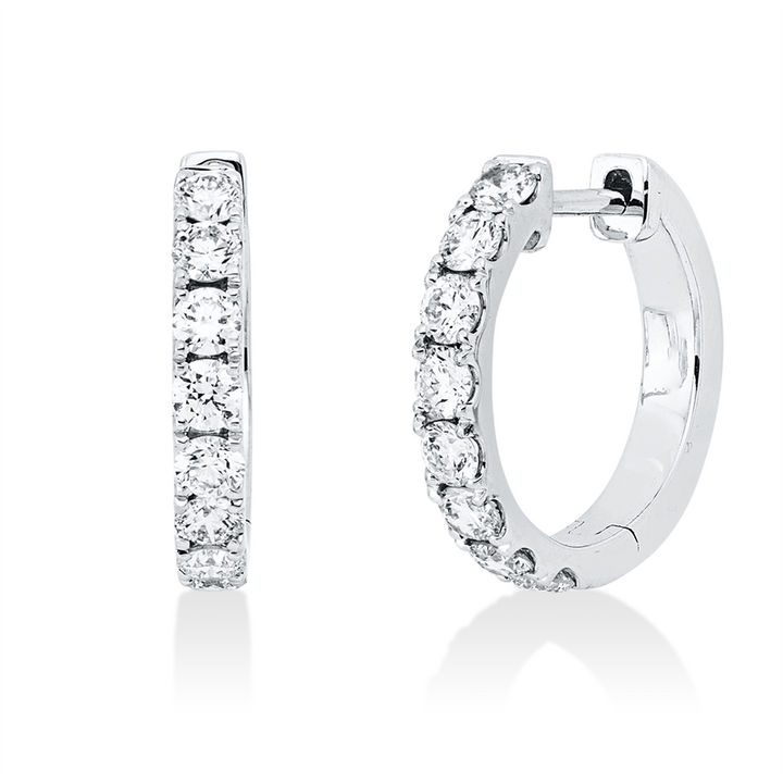 Modern Woman Creolen Weißgold 18kt Ref-2X819