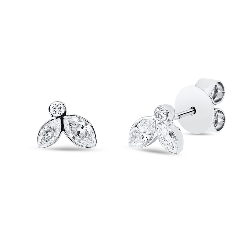 Modern Woman Ohrstecker Weißgold 18kt 0,53ct