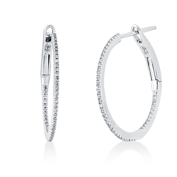 Modern Woman Creolen Weißgold 18kt Ref-2X843