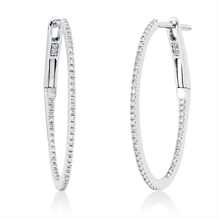 Modern Woman Creolen Weißgold 18kt Ref-2X848