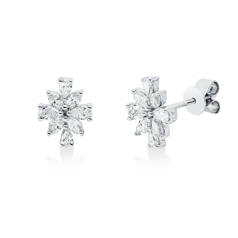 Modern Woman Ohrstecker Weißgold 18kt 0,68ct