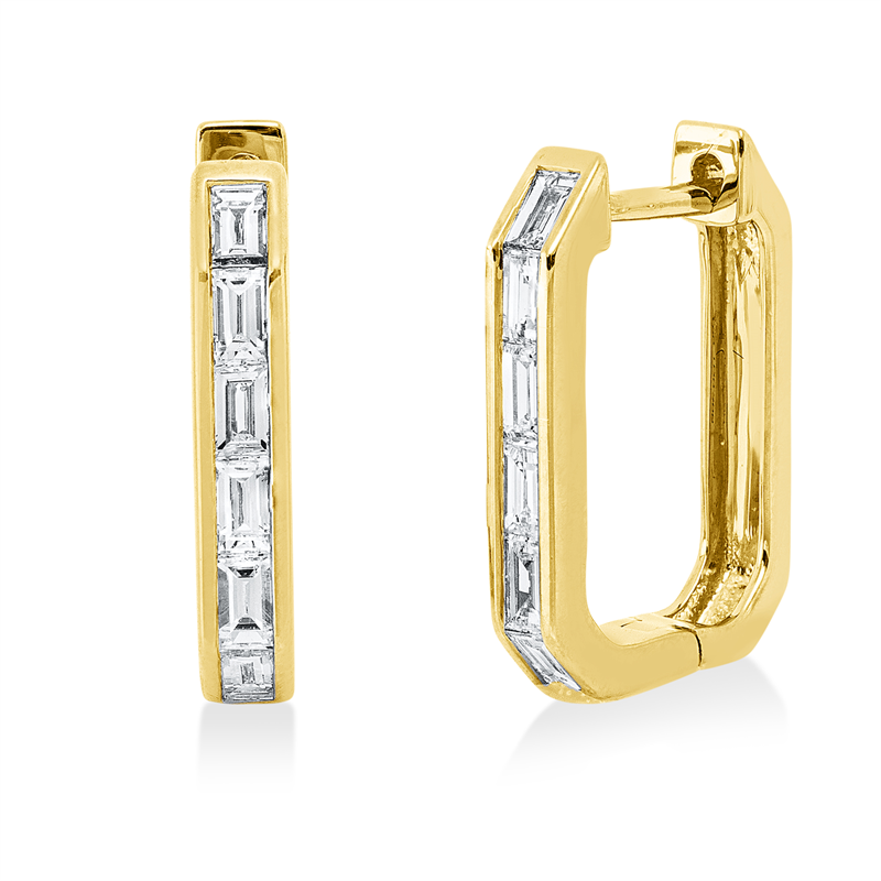 Modern Woman Creolen Weißgold 18kt 0,64ct