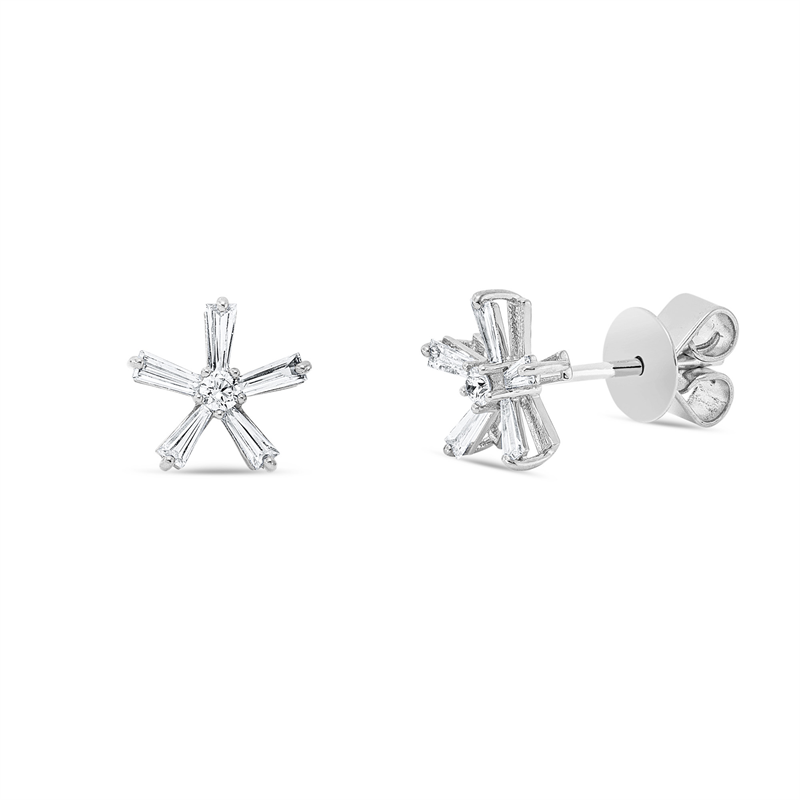 Modern Woman Ohrstecker Weißgold 18kt 0,37ct