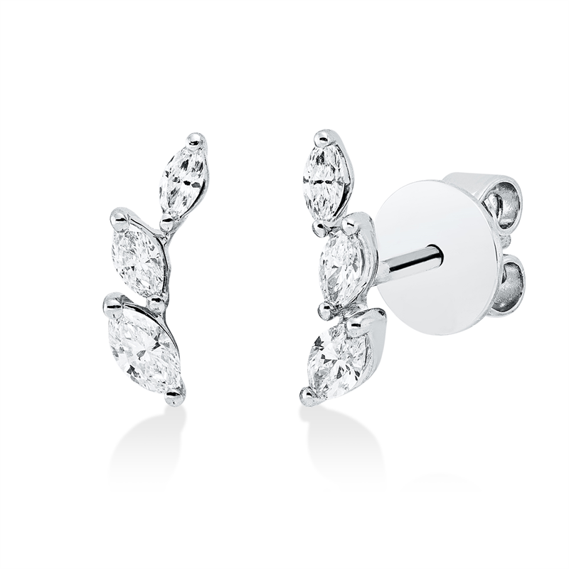 Modern Woman Ohrstecker Weißgold 18kt 0,32ct