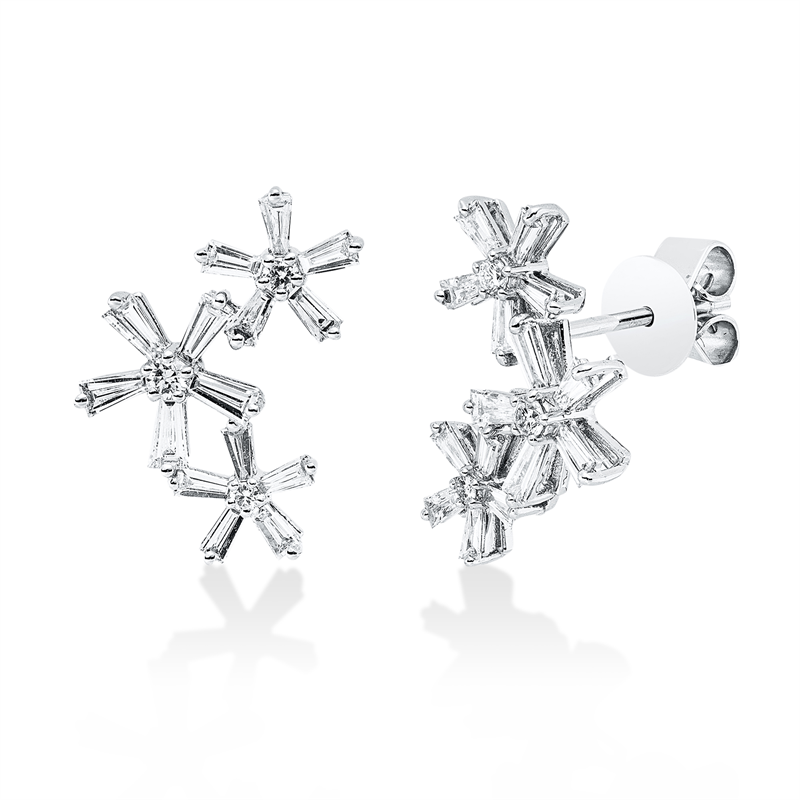 Modern Woman Ohrstecker Weißgold 18kt 0,85ct