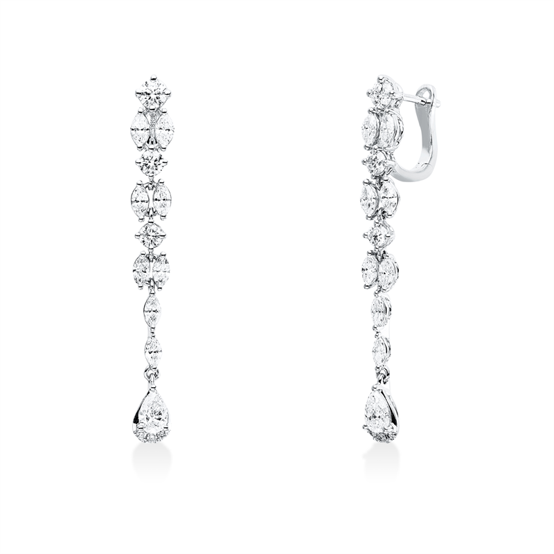 Modern Woman Ohrschmuck Weißgold 18kt 1,67ct