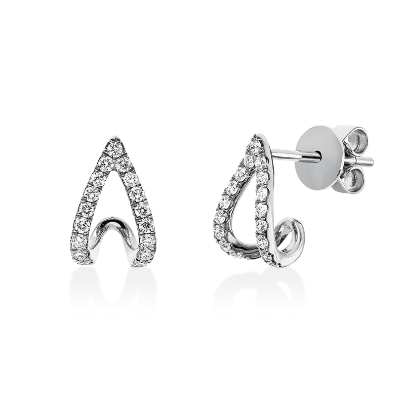 Modern Woman Ohrstecker Weißgold 18kt 0,29ct
