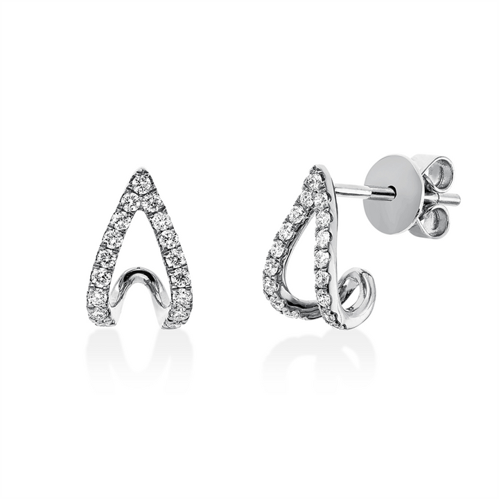 Modern Woman Ohrstecker Weißgold 18kt Ref-2Y073