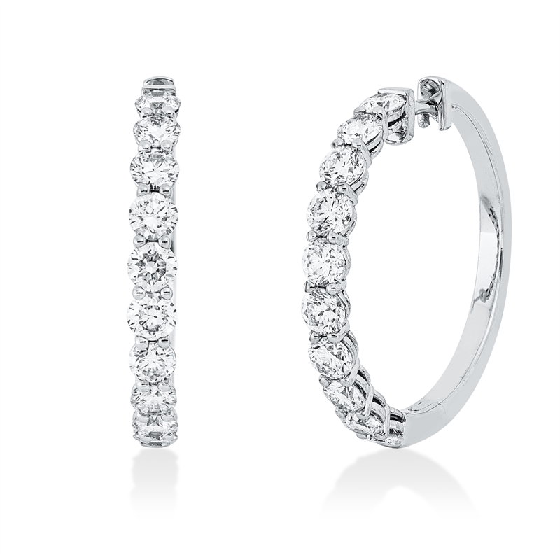Modern Woman Ohrschmuck Weißgold 18kt 1,56ct