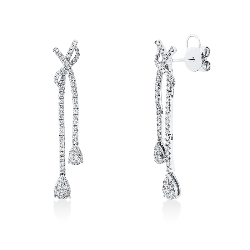 Modern Woman Ohrschmuck Weißgold 18kt 1,06ct