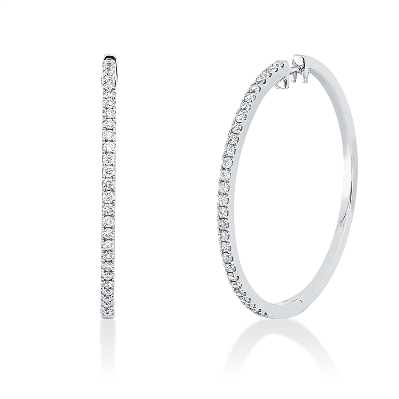 Modern Woman Ohrschmuck Weißgold 18kt 3,1ct