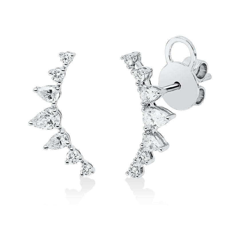 Modern Woman Ohrstecker Weißgold 18kt 0,55ct