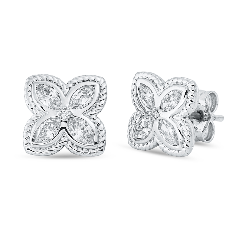 Modern Woman Ohrstecker Weißgold 18kt 0,73ct
