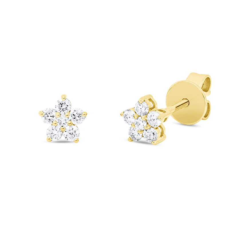Modern Woman Ohrstecker Weißgold 18kt 0,2ct