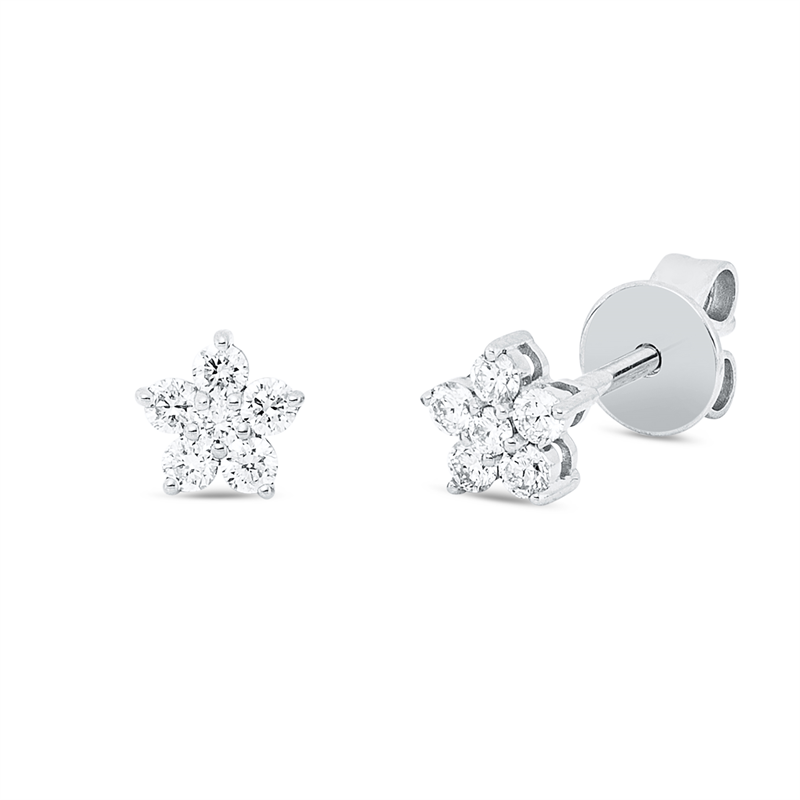 Modern Woman Ohrstecker Weißgold 18kt 0,2ct