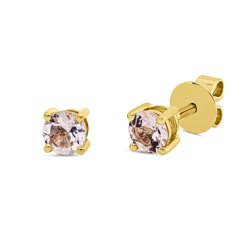 Farbstein Fashion Ohrstecker Gelbgold 18kt