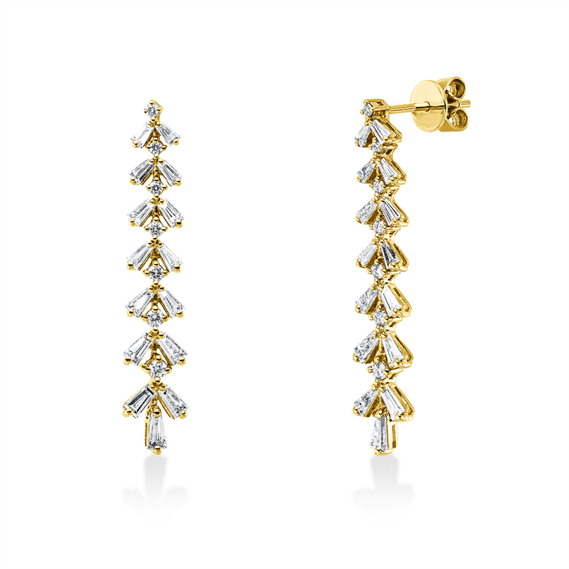 Modern Woman Ohrschmuck Gelbgold 14kt 1,53ct