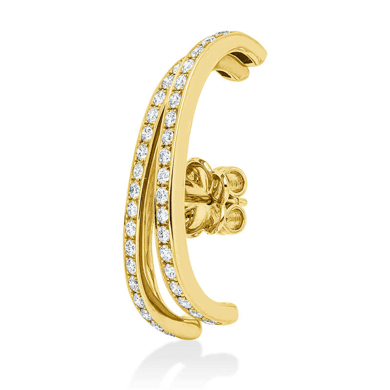 Modern Woman Ohrstecker Gelbgold 18kt 0,58ct
