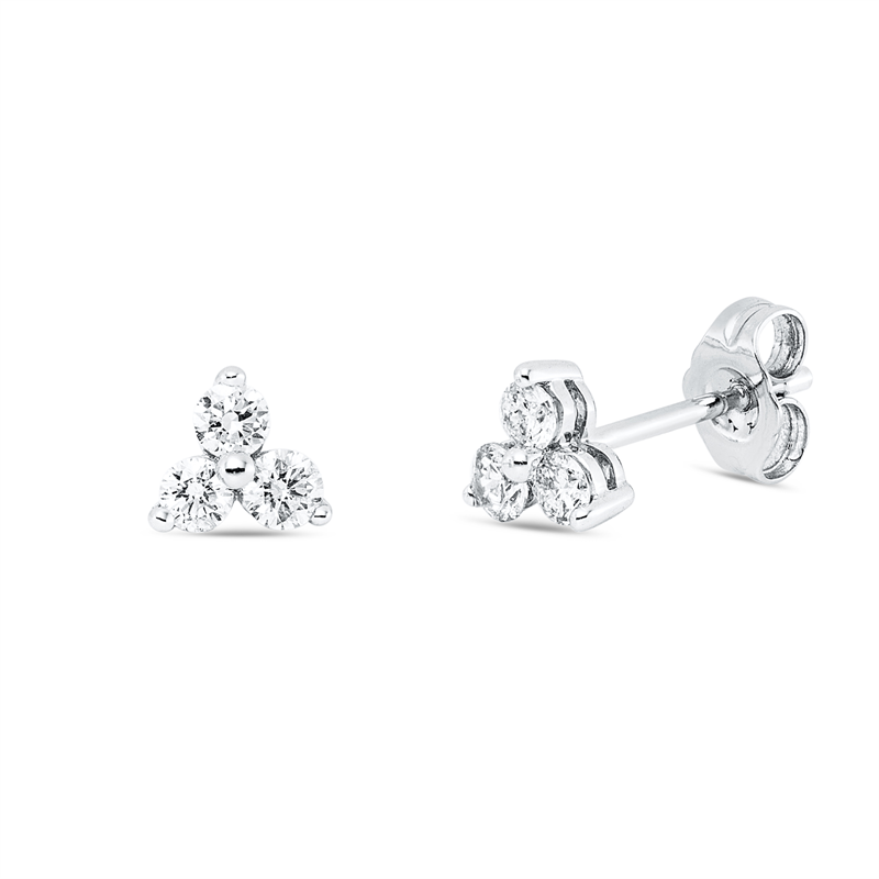 Modern Woman Ohrstecker Weißgold 14kt 0,39ct