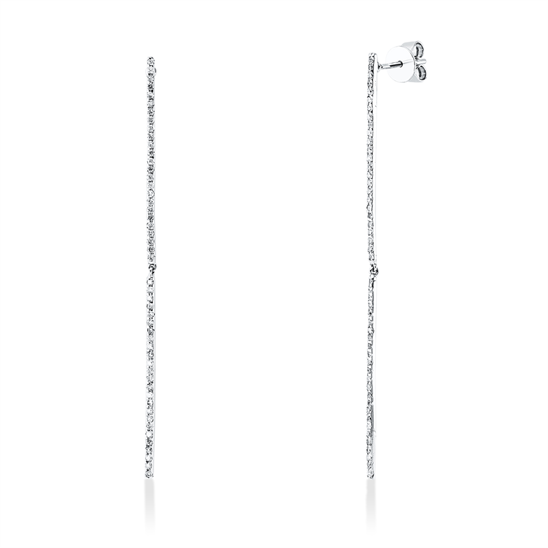 Modern Woman Ohrschmuck Weißgold 18kt 0,33ct