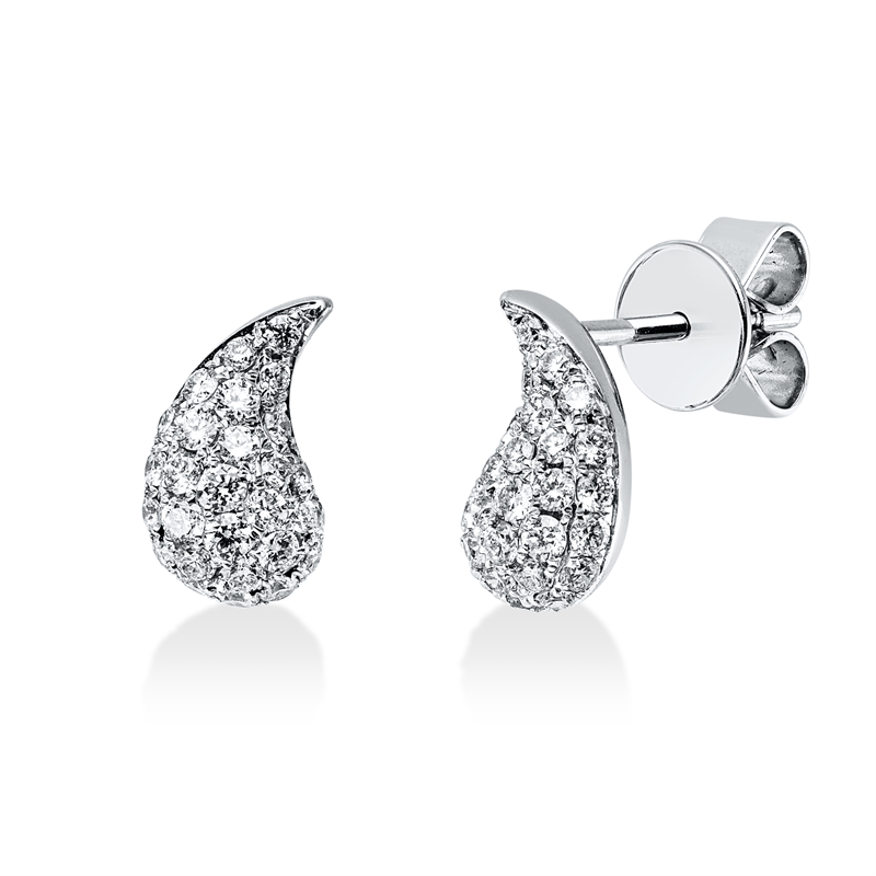 Modern Woman Ohrschmuck Weißgold 18kt 0,53ct