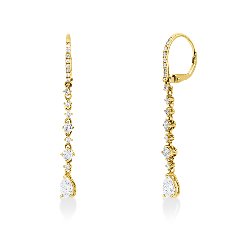 Exklusiv Ohrschmuck Weißgold 18kt 1,24ct
