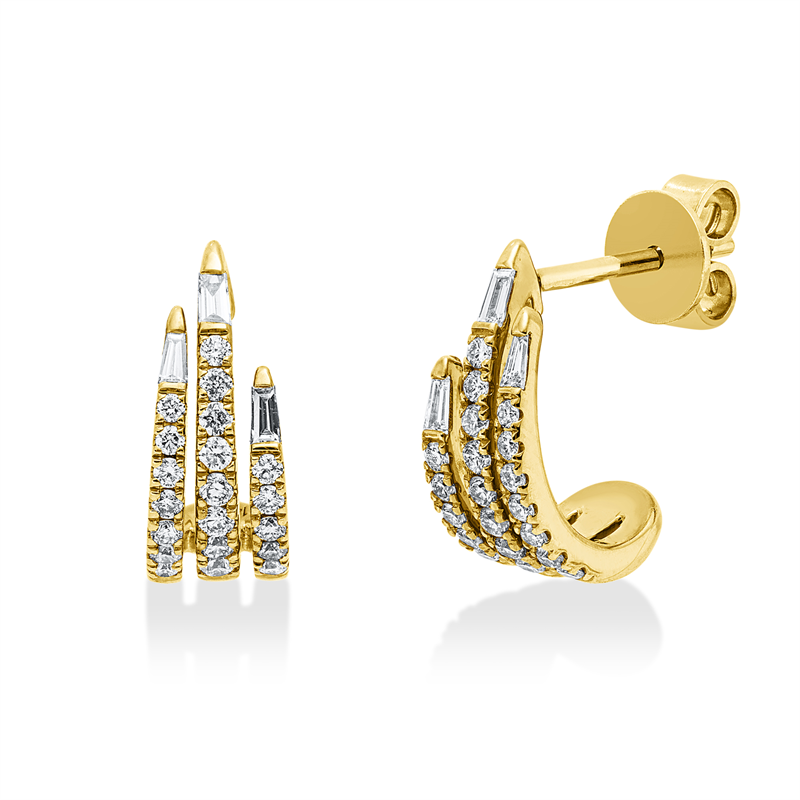 Modern Woman Ohrschmuck Gelbgold 14kt 0,34ct