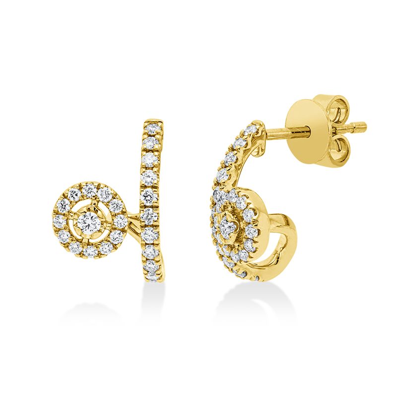 Modern Woman Ohrschmuck Gelbgold 14kt 0,32ct