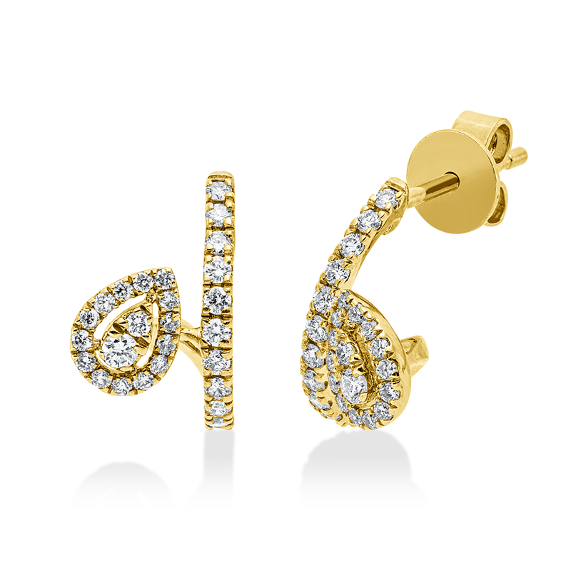 Modern Woman Ohrschmuck Gelbgold 14kt 0,34ct