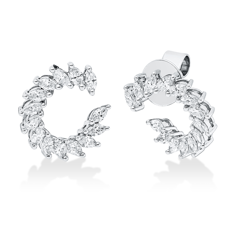 Modern Woman Ohrstecker Weißgold 18kt 0,61ct