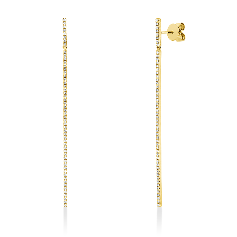 Modern Woman Ohrschmuck Gelbgold 18kt 0,58ct