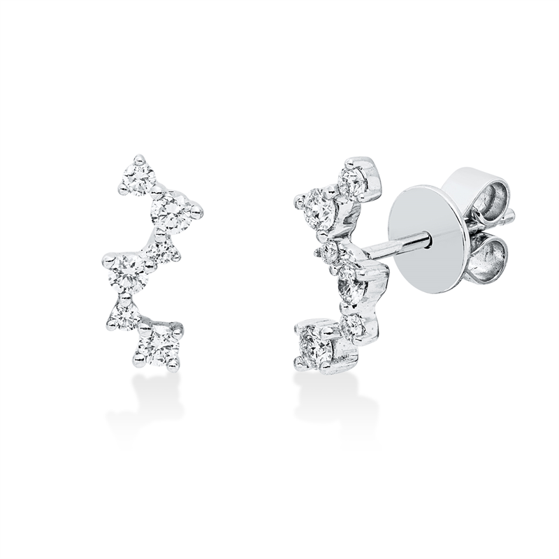 Modern Woman Ohrstecker Weißgold 18kt 0,32ct