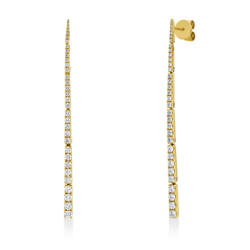 Modern Woman Ohrschmuck Gelbgold 18kt 1,4ct