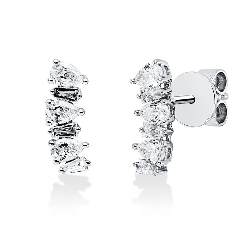 Modern Woman Ohrstecker Weißgold 18kt 0,56ct